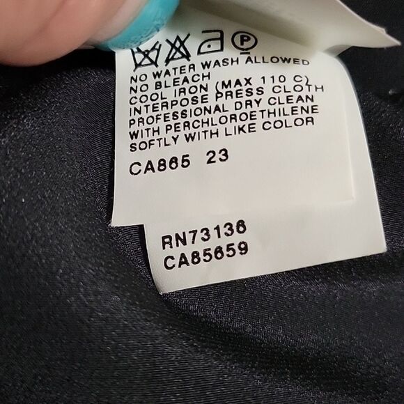 MAX MARA made in Italy Black chiffon gown Final Discount - Picture 15 of 16